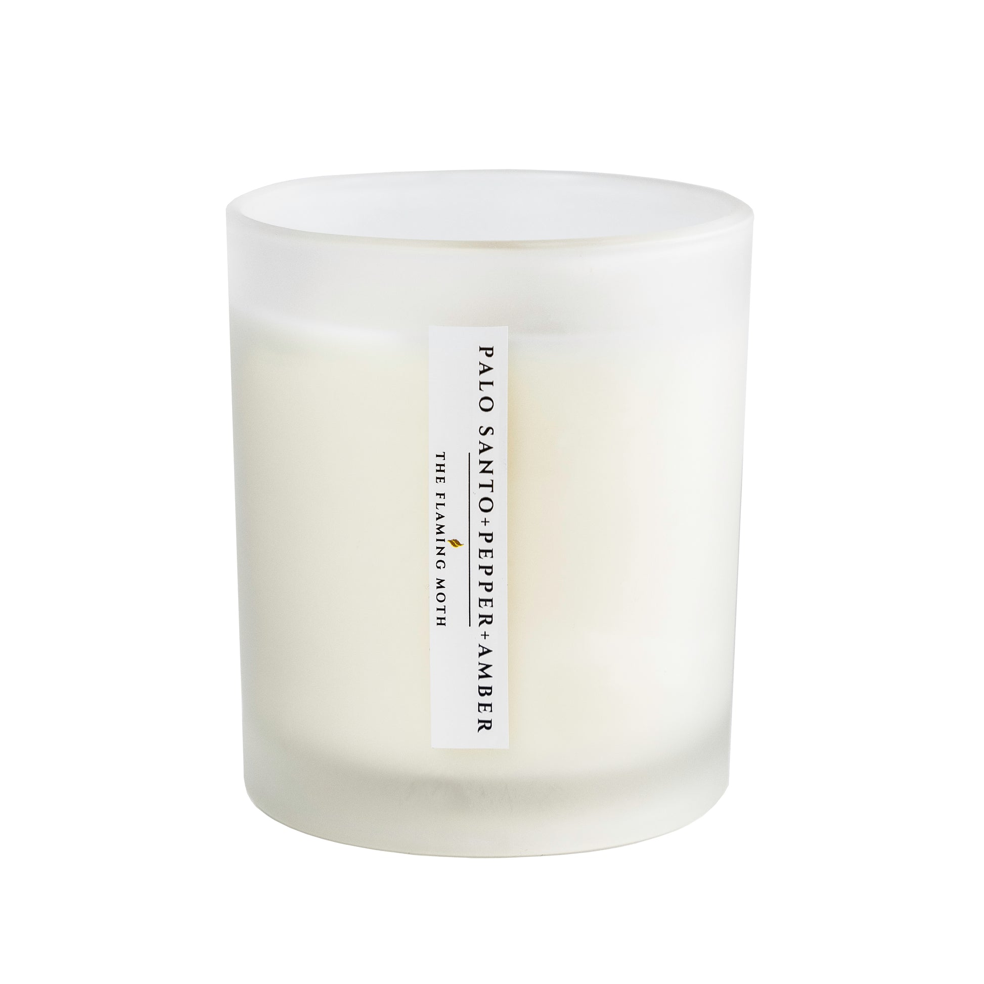 palo santo pepper amber candle