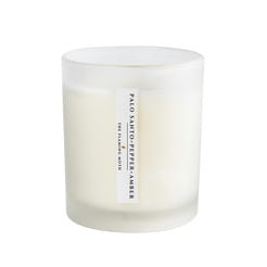 palo santo pepper amber candle